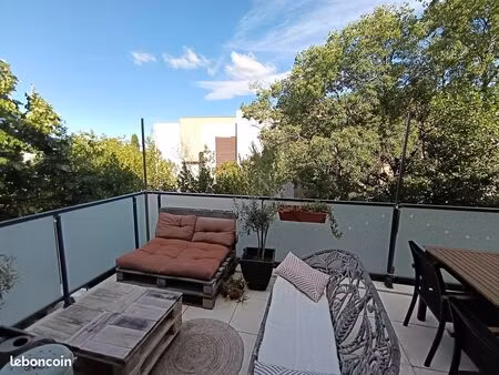 montpellier aiguelongue appartement (2020) de standing f3 65m² a louer