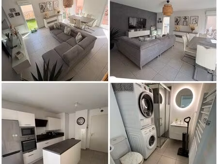 ? maison récente t4 de 82 m² avec jardin de 120 m² et 3 places de parking