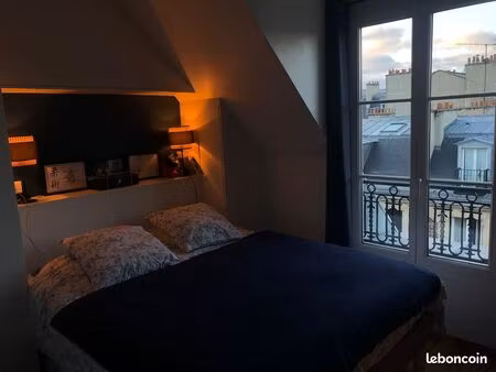 à louer – charmant 2 pièces meublé de 32 m²  paris 17e (rue faraday)