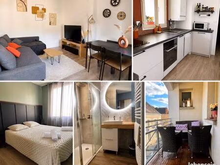 t2 meublé de 48 m² avec balcon de 5m2 – centre-ville de saint-avertin