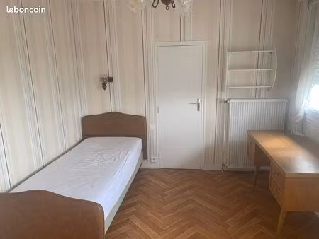 chambre privative meublee de 15m2 ds maison individuelle disponible immediatement