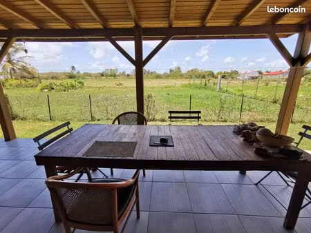 sous-location juillet-août t3 bas-de-villa 80 m2 + grande terrasse à 5 mn de saint-françoi