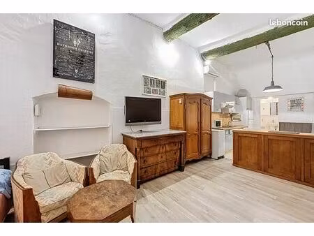 studio meublé de 28 m² à louer – vieux nice – bail mobilité juin  juillet et août