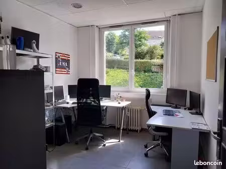 espace professionnel avec grande vitrine