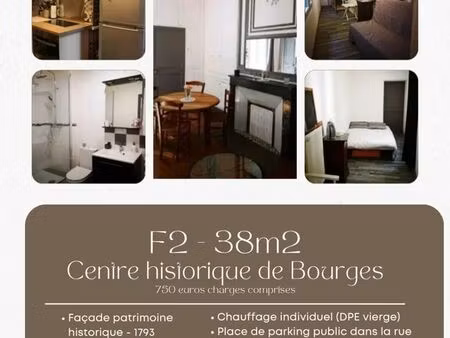 t2 meublé en plein coeur de bourges