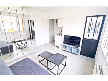 studio meublé refait neuf 19m2 prestations qualité