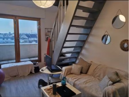 t2 duplex meublé – quartier miroir – proche gare & tram
