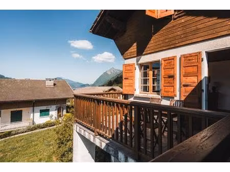 charmant chalet avec vue panoramique – verchaix  coteau sud