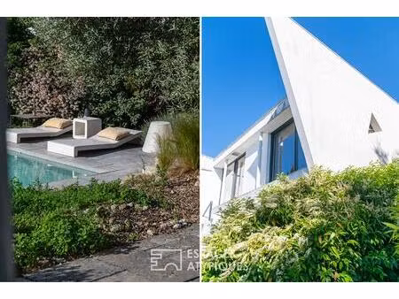 maison d'architecte moderniste signée paul joly delvalat avec piscine