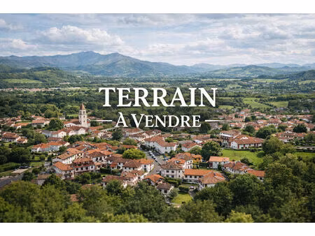 vente terrain  1600.00m²  hasparren