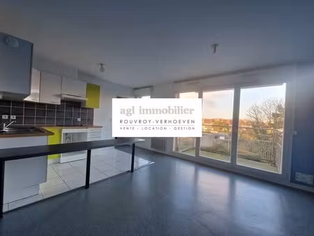 location appartement 2 pièces 49m² coudekerque branche 59210