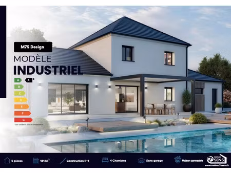 vente maison neuve 5 pièces 181 m² à château-landon (77570)  422 328 €