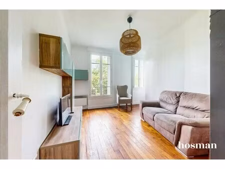 appartement traversant 2 pièces - avec cave - avenue georges clemenceau  nanterre