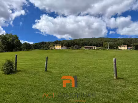 brullioles 20mn l'arbresle terrain a batir 902 m2 proche ce