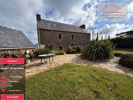 maison en pierre de caractère avec jardin et studio indépendant à pleubian