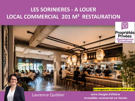 44000 nantes local commercial restauration 201 m² les sorinieres