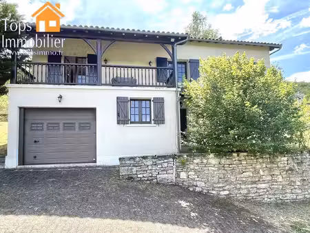 maison t5 au calme avec jardin  garage et très belle vue