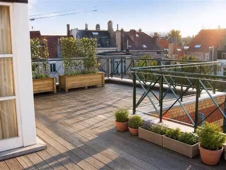 penthouse avec grande terrasse proche stéphanie