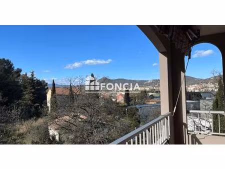 hyeres proche gare/ bas de costebelle: t1 de 33 m2 avec balcon vue verdoyante