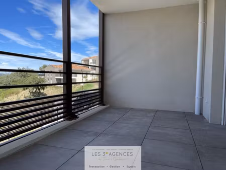 location vide t3 - infini d'azur - terrasse et garage