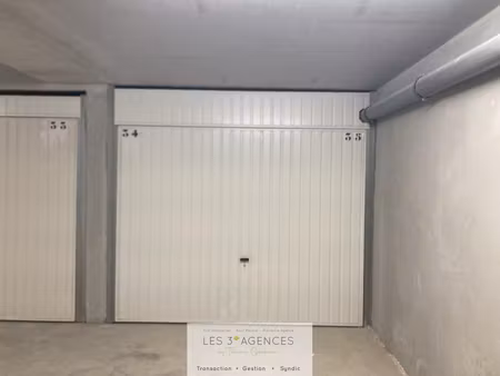 garage double en sous sol