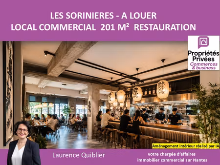 44000 nantes local commercial restauration 201 m² les sorinieres