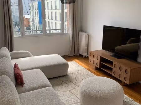 bel appt t2 meublé 44m² – 3ème ét. – cuisine équipée – chauffage inclus – ivry/seine 94