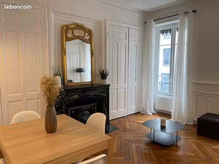 appartement meuble t2 - 53 m2 – lyon place guichard