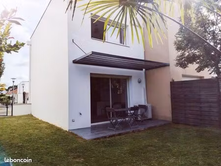 maison mitoyenne t3 meublé billère tonkin  limite lons