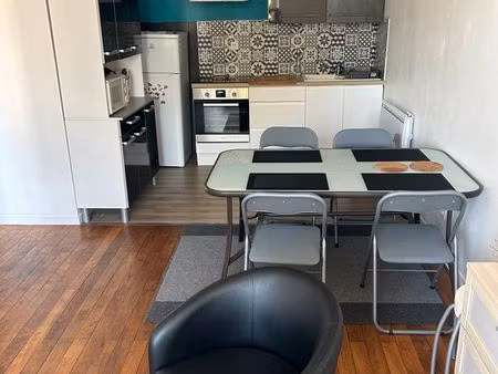 appartement t 3 entièrement meublé et rénové proche gare et centre ville