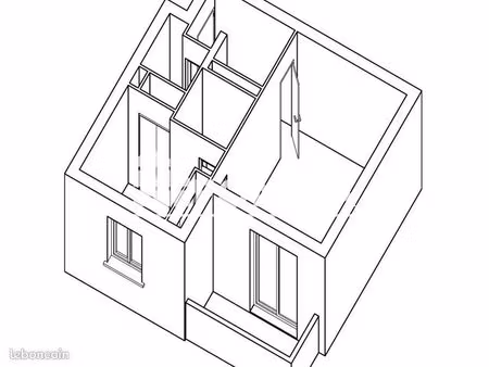 appartement 2 pièces 35 m²