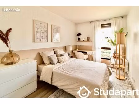 chambre 1 pièce 13 m²
