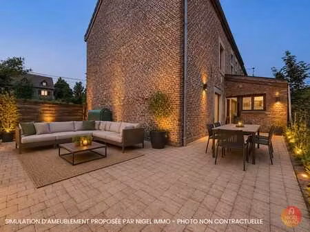 ferme + grange  3 ch  terrasse  peb: d  nouvelle toiture !