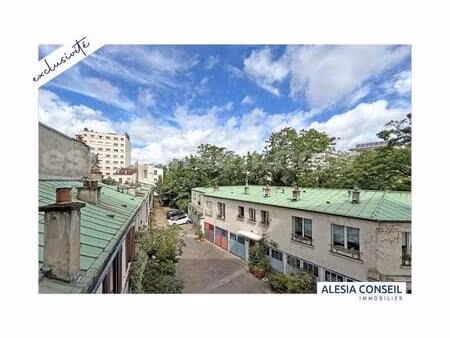 2 pieces 50 m2 au calme et ensoleillé au sud du 14è