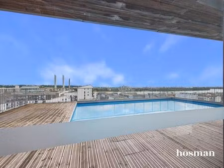 3 pièces de 63m² avec balcon et parking - résidence influence  bordeaux