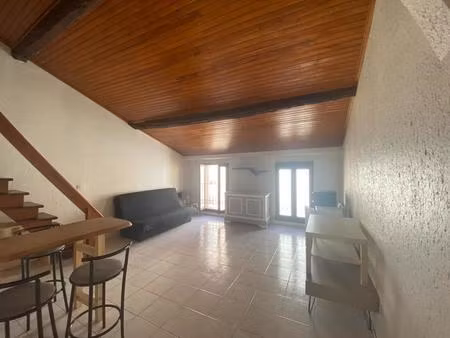 centre ville - t2 duplex meublé