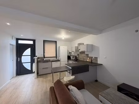 maison de ville meuble avec jardin