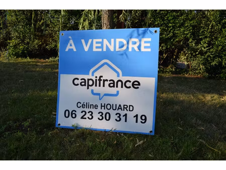 terrain à vendre rives du loir en anjou 707m2 118 000€