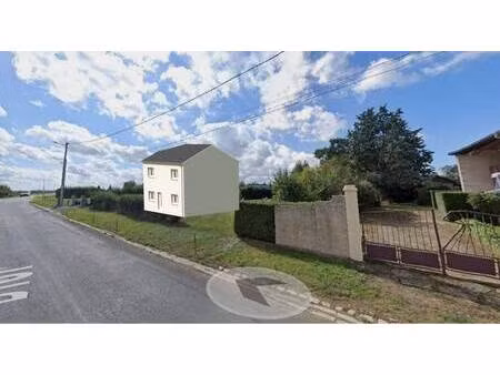 terrain avec maison neuve à vendre
