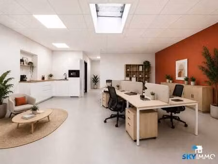 superbe bureau totalement renove 66m² avec cour anglaise !