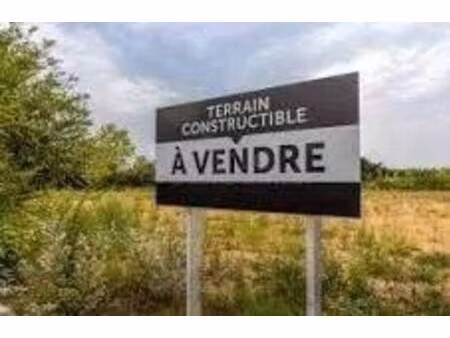 terrain constructible à vendre