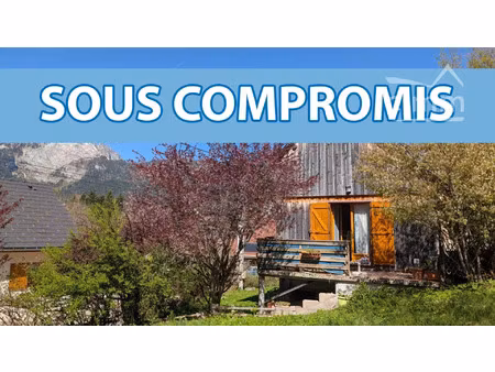 vente maison 3 pièces 51 m² saint-pierre-de-chartreuse (38380)
