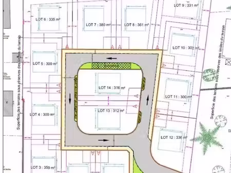 vente terrain 300 m² pont-de-chéruy (38230)