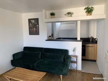 appartement meublé 2 pièces 41 m² à saint-aubin-sur-mer