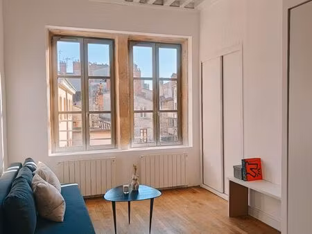 à louer – t2 meublé à neuf 40 m² – lyon 5ᵉ (place du change)