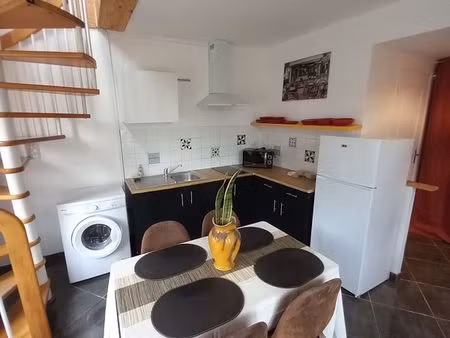 appartement t2 avec jardin - 50 m² meublé (02500 martigny)