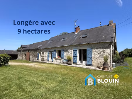 longere en pierre dans un havre de paix