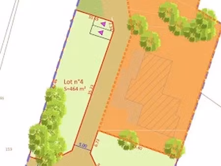 vente terrain 444 m² à les mathes (17570)  149 000 €