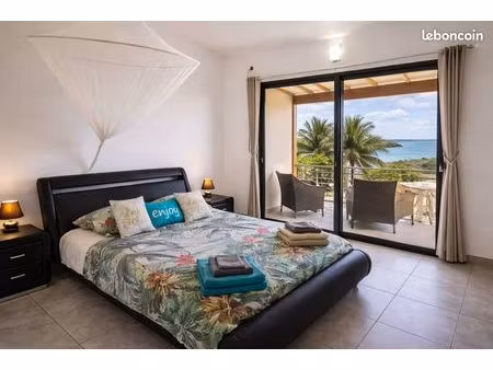 duplex vue mer – terrasse + balcon – plage à pied – résidence sécurisée