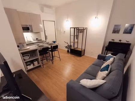 loue logement t2 meublé 28 m2